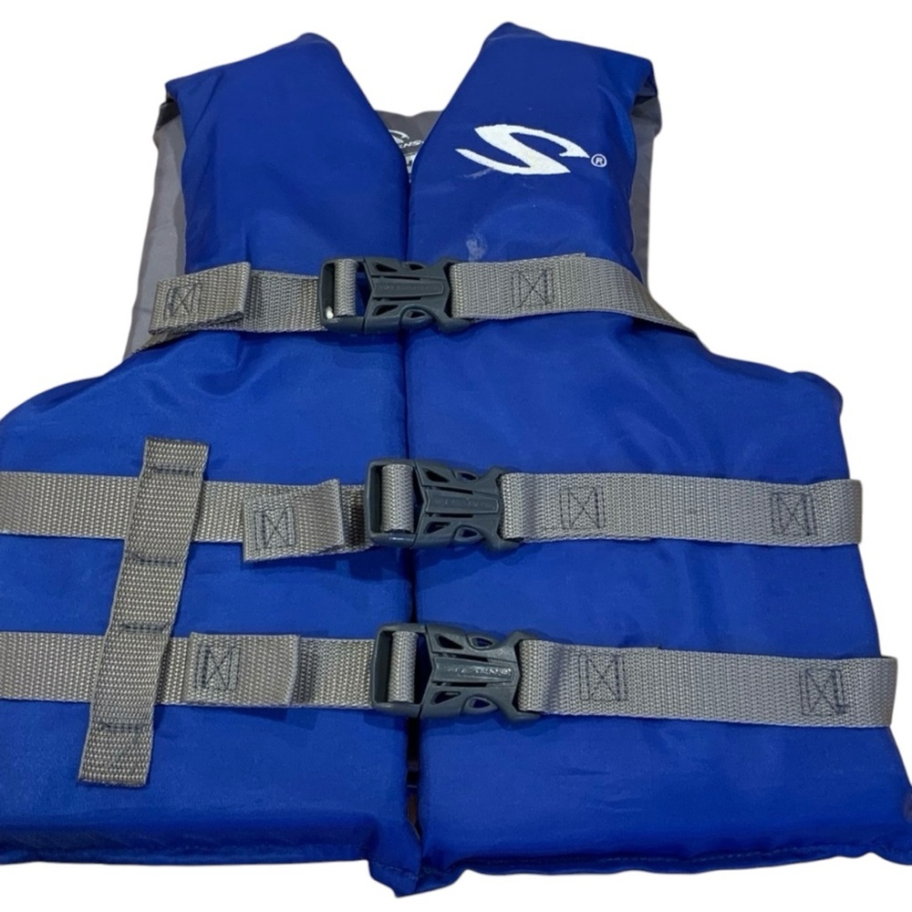 Youth Stearns Blue Life Ski Vest 50-90 lbs